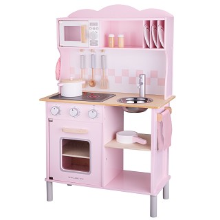 Kitchenette - modern - electric cooking - pink